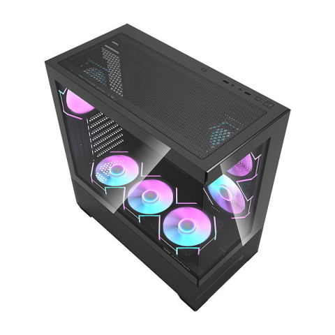 Carcasă pentru computer Darkflash DS900 AIR (negru) + 6 ventilatoare ARGB [6]