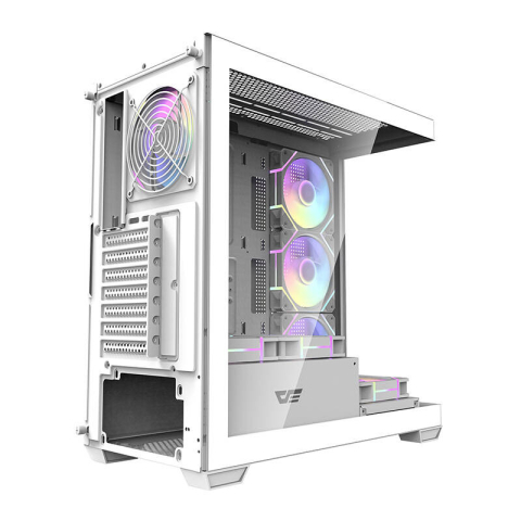 Carcasă pentru computer Darkflash DS900 (alb) + 7 ventilatoare ARGB [5]
