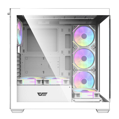 Carcasă pentru computer Darkflash DS900 (alb) + 7 ventilatoare ARGB [1]