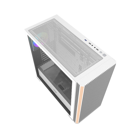 Carcasă pentru computer Darkflash DS900WS (alb) + 4 ventilatoare ARGB [5]