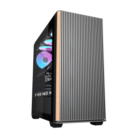Carcasă pentru computer Darkflash DS900WS (negru) + 4 ventilatoare [1]