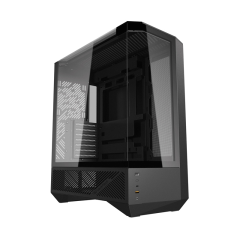 Carcasă pentru computer Darkflash DY460 (negru) + 4 ventilatoare ARGB [7]