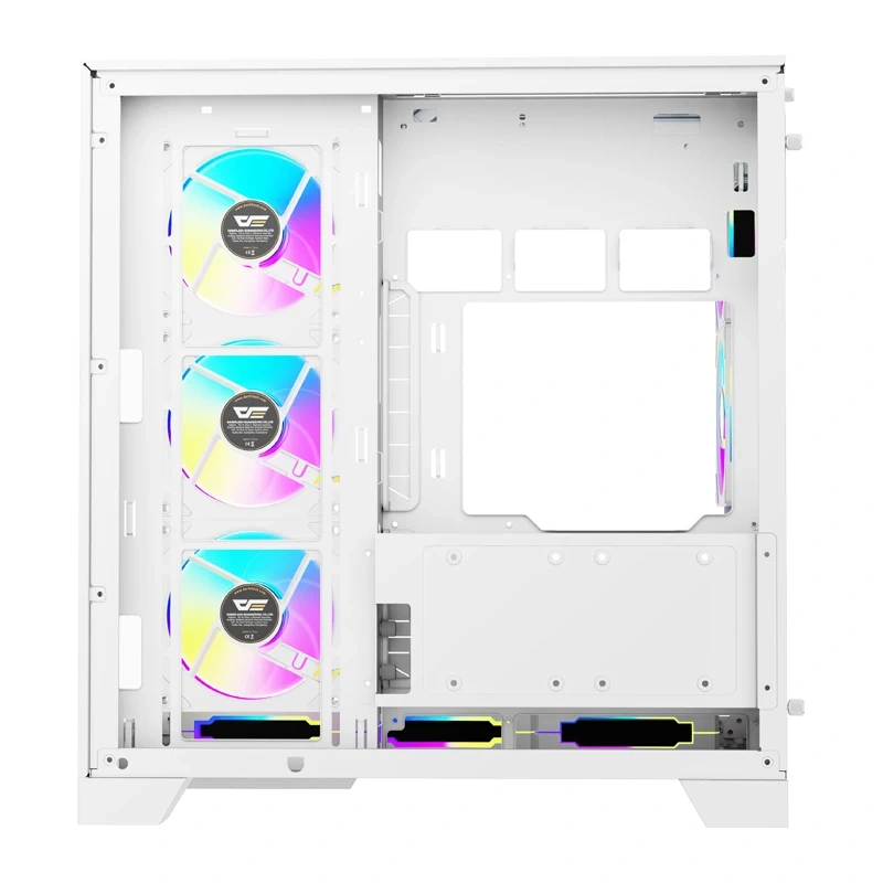 Carcasă pentru computer DarkFlash TH285 PLUS + 8 ventilatoare (alb) [9]