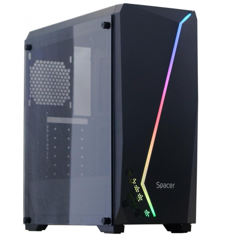 PC, Componente & Software - Carcasa Spacer Flash, ATX, MidTower
