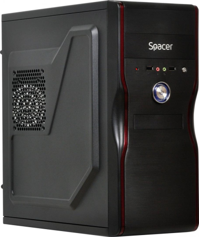 PC, Componente & Software - Carcasa Spacer Mercury, ATX, MidTower