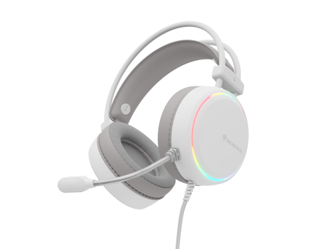 Casti cu fir Genesis Neon 613 G2 alb [1]
