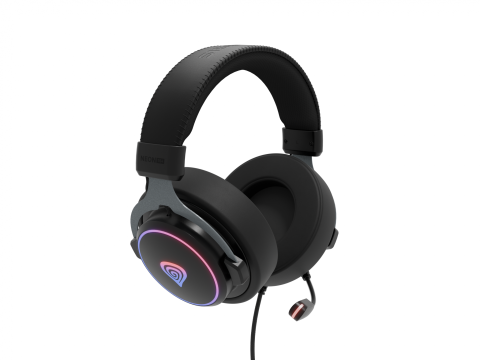 Casti cu fir Genesis Neon 764 negru [2]