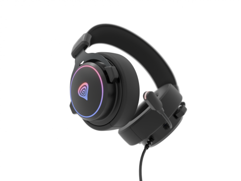 Casti cu fir Genesis Neon 764 negru [5]