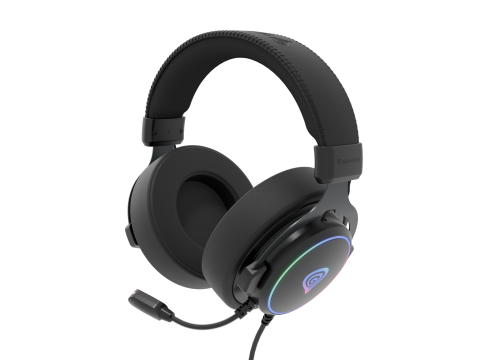 Casti cu fir Genesis Neon 764 negru [4]