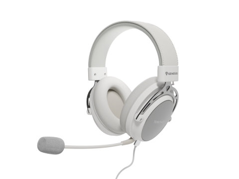 Casti audio - Casti cu fir Genesis Toron 301 alb