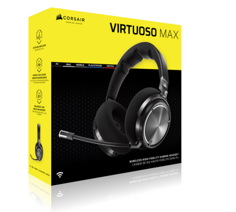 Periferice - Casti Gaming CR VIRTUOSO MAX WIR CARBON