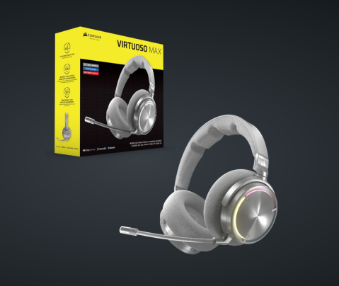 Periferice - Casti Gaming CR VIRTUOSO MAX WIR SILVER