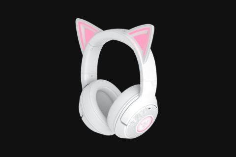 Casti audio - Casti Razer Kraken Kitty V2 BT, alb