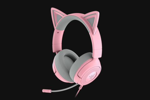 Casti audio - Casti Razer Kraken Kitty V3 X Quartz