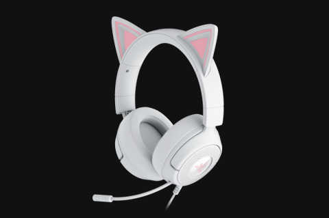 Casti audio - Casti Razer Kraken Kitty V3 X White