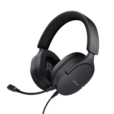 Casti Trust GXT 489 Fayzo cu fir, negru [1]