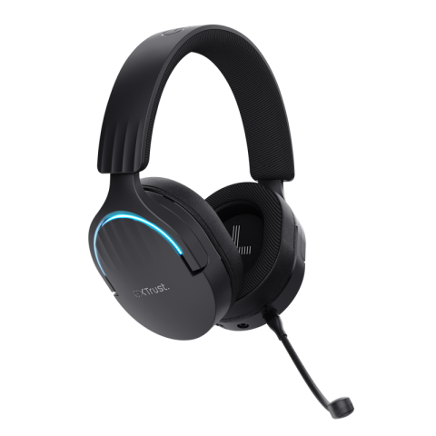 Casti Trust GXT 491P Fayzo cu fir, negru [1]