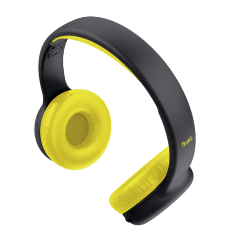 Casti Trust Nouna WS kids, negru [2]