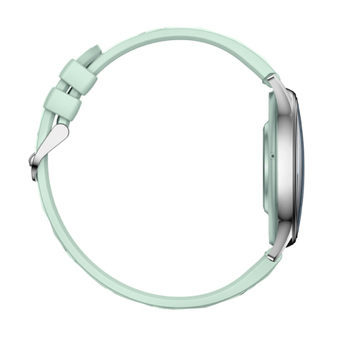 Ceas inteligent COLMI L28 (argintiu-verde + curea din piele verde) [2]