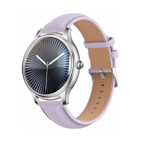 Ceas inteligent COLMI L28 (argintiu-violet + curea din piele violetă) [0]