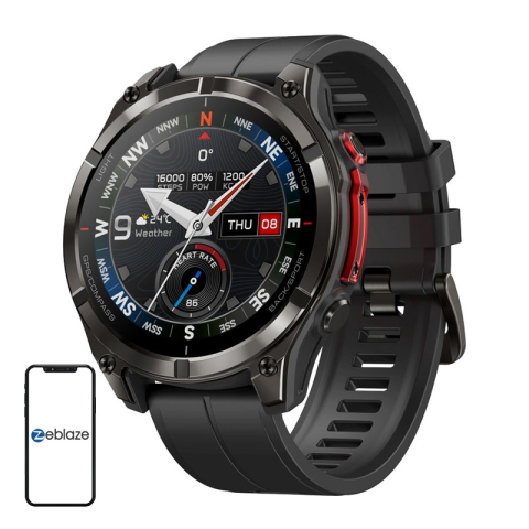 Telefoane si tablete - Ceas inteligent Zeblaze Stratos 4 Pro (negru)