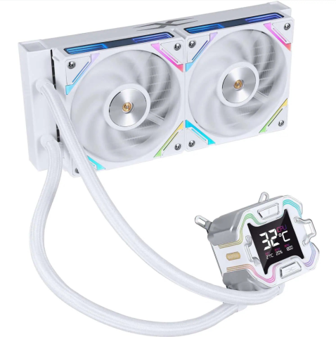 PC, Componente & Software - Cooler 1STPLAYER X-Starship 240E WHITE