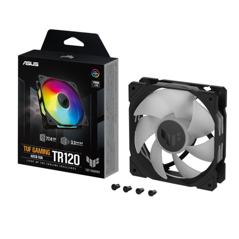 PC, Componente & Software - Cooler Asus TUF Gaming TF120 ARGB Black