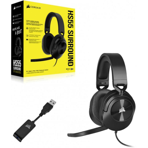 Corsair HS55 Surround Headset, Carbon Jk [3]