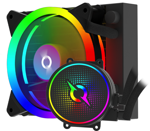 Componente PC NOI - CPU Cooler Aquarius 120 AIO Black ARGB