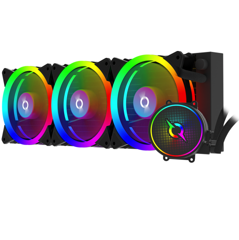 PC, Componente & Software - CPU Cooler Aquarius 360 AIO Black ARGB