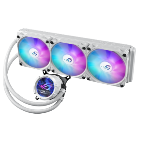 PC, Componente & Software - CPU Cooler Asus ROG S LC III360 ARGB WHI