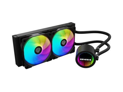 CPU COOLER GENESIS HYDRIA 240 ARGB BLACK [1]