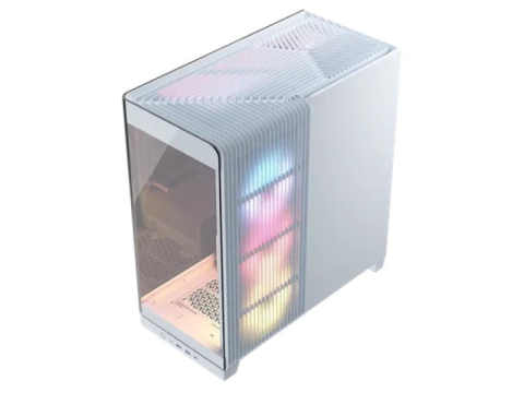 PC, Componente & Software - CR Case 4500X ARGB Panoramic WHITE