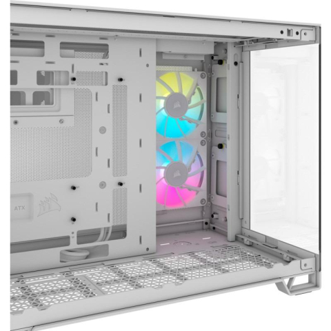 CR Case iCUE 2500X RGB Micro ATX White [8]