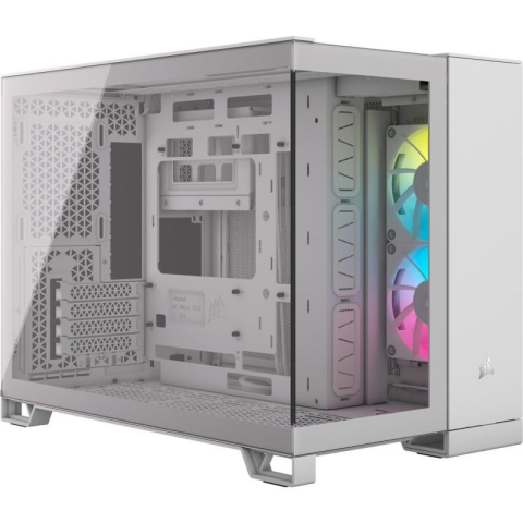 Componente PC NOI - CR Case iCUE 2500X RGB Micro ATX White
