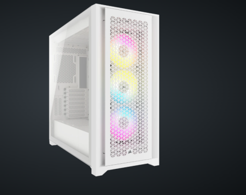 PC, Componente & Software - CR iCUE 5000D RGB AIRFLOW MID TOWER WH