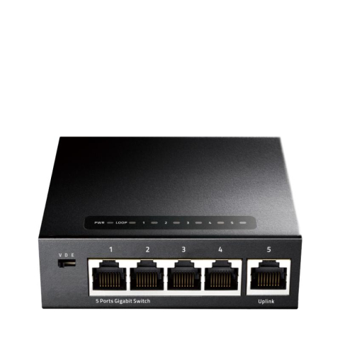 Switch-uri - CUDY 5-Port Gigabit Metal Switch