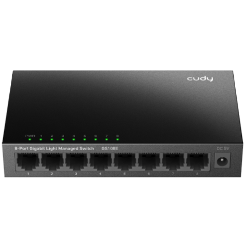 Retelistica - CUDY 8-Port Gigabit Light Managed Switch