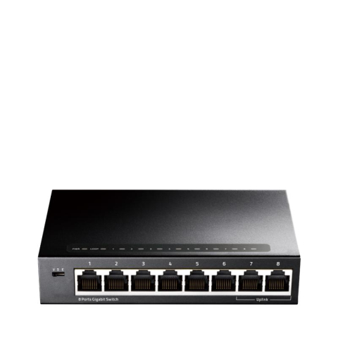 Retelistica - CUDY 8-Port Gigabit Metal Switch
