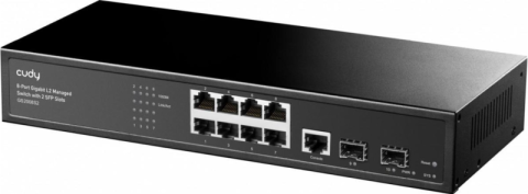 Retelistica - CUDY 8-Port Layer 2 Managed Gigabit Swit