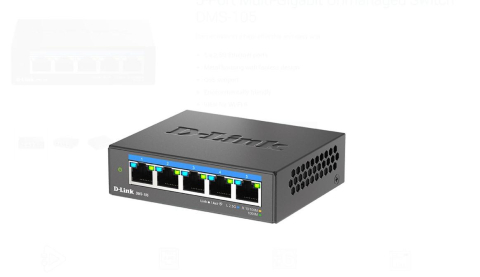 Retelistica - D-LINK DMS-105 UNMANAGED SWITCH 5 PORT