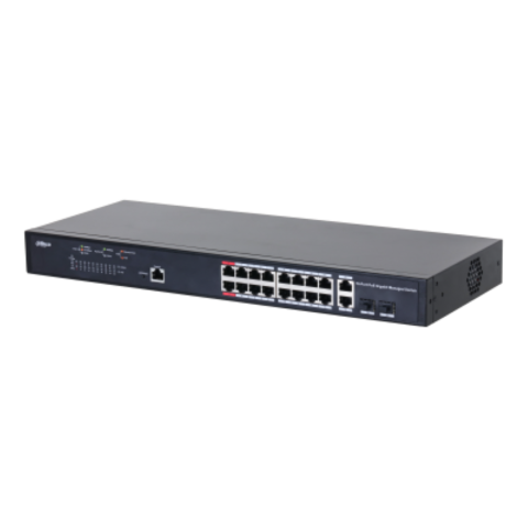 Retelistica - DAHUA SWITCH 18P MNG GB 16POE 130W