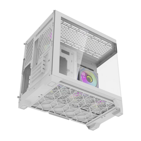 Darflash FT418 carcasă pentru calculator + 6 ventilatoare aRGB (alb) [9]