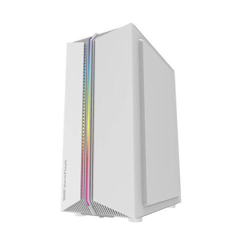 Darkflash DK151 LED carcasă de calculator (alb) + 3 ventilatoare RGB [3]