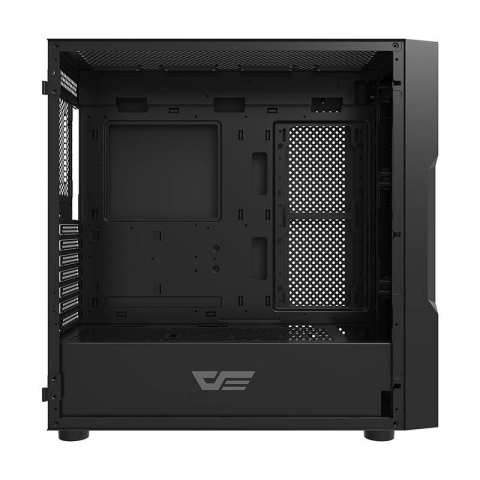 Darkflash DK431 carcasă de calculator din sticlă (negru) + 4 ventilatoare RGB [2]