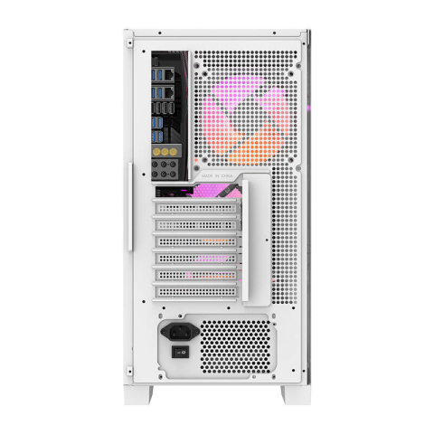 Darkflash DRX70 MESH carcasă de calculator (alb) + 4 ventilatoare RGB [7]