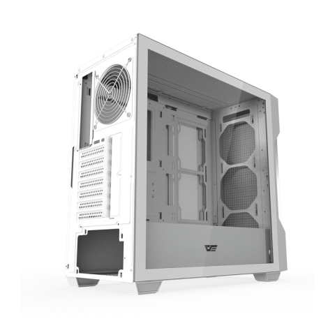 Darkflash DS900 Carcasă de calculator cu plasă fără ventilatoare (alb) [1]