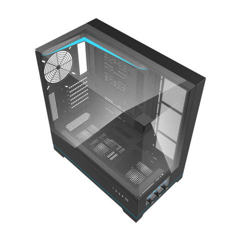 Darkflash DY450 carcasă pentru calculator fără ventilatoare (negru) [8]