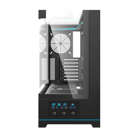 Darkflash DY450 carcasă pentru calculator fără ventilatoare (negru) [6]