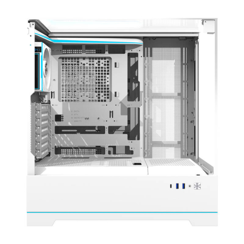 Darkflash DY450 PRO carcasă pentru calculator cu ventilator (alb) [5]